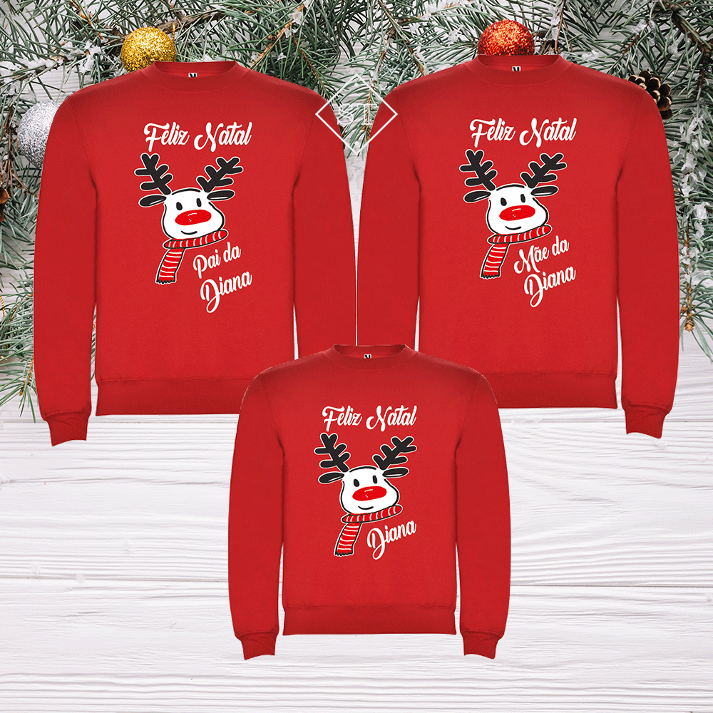 Sudadera de reno para niños